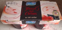 Yaourt aux cerises au lait entier