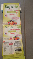 Specialite soja fruits rouges 4x100g