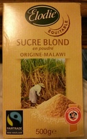 Sucre blond en poudre