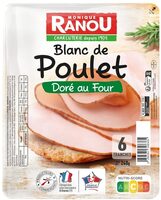 Blanc de poulet sup dore au four 6tr 240g