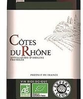 Aop côtes du rhône rouge bio 75 cl