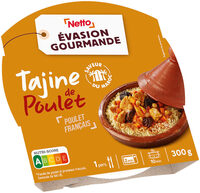 Tajine de poulet - semoule & pruneaux
