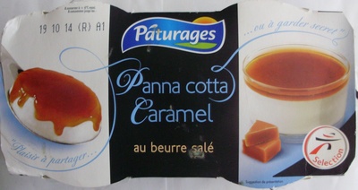 Panna cotta Caramel au beurre salé (2 pots)