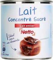 LAIT concentré sucré - boîte fer