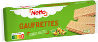 Gaufrettes fourrees noisettes