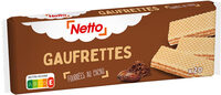 Gaufrettes fourrees cacao