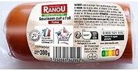 Saucisson a l'ail fume 300g