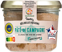 VERRINE Pâté de Bretagne à l'eau de vie de cidre