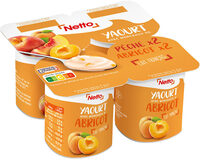 Yaourt peche abricot 4 x125 gr