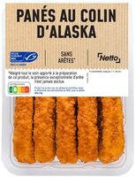 Pané au colin d'Alaska x5 - MSC - NETTO - 500g