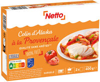 Colin d'Alaska à la provençale MSC 450g => 400g