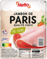 Jambon paris choix dd 4t 180g