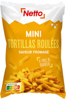 Mini tortilla rolls goût fromage 150g