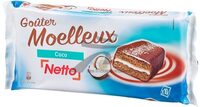 Goûter moelleux coco x10