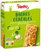 Barres céréalières à la pomme x6 - 126g