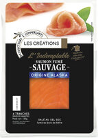 Saumon fumé sauvage Alaska 4tr - MSC - 120g