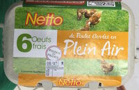 6 Œufs frais de poules élevées en plein air