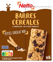 Barres de céréales chocolat noir (CT Spécial K) x6