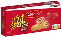 Mini roulés à la fraise x6