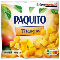 Mangue coupée en morceaux