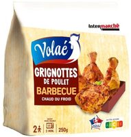 Grignottes de poulet barbecue 250g
