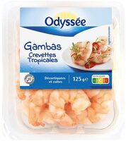 Crevettes gambas décortiquées cuites - 125g