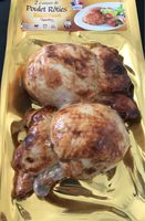 2 cuisses de poulet roties
