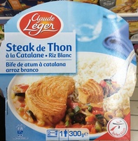 Steak de Thon à la Catalane Riz Blanc