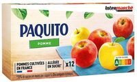 GOURDES Compote de pommes allégée en sucres - 12 x 90 g - Adulte