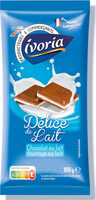 Tablette familiale Chocolat au lait fourrage au lait - 2x100g