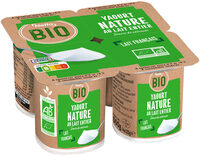 Yaourt étuvé BIO nature 4x125g