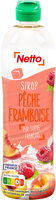 Sirop Pêche-framboise bidon 75cl