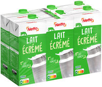 Lait uht ecreme bq pack 6x1l