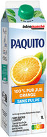 Pur jus orange sans pulpe brique 1l