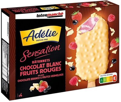 Colosse gourmand fruits rouges - chocolat blanc (S/G) enrobage chocolat blanc - céréales x4 - 100mL