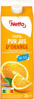 Pj orange sans pulpe brique 2l