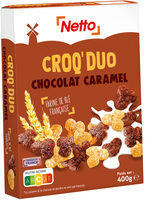 Céréales soufflées caramel chocolat