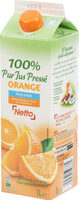Pur jus orange sans pulpe brique 1l