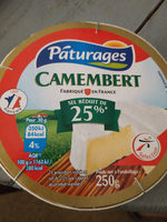 Camembert sel réduit