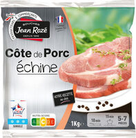 Côte de porc échine
