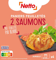 4 Paniers feuilletés aux 2 saumons - 4 x 100g