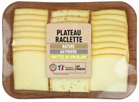 Assortiment raclette (nature, vin blanc, poivre) 600g