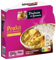 Poulet et riz Basmati - sauce curry