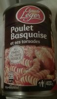 Poulet Basquaise avec ses torsades et piment du pays basque