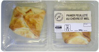 FEUILLETE CHEVRE MIEL x 2 - 280 g (saisonnier hiver)