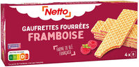 Gaufrettes Fourrées Aux Framboises 160G