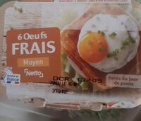 6 œufs frais