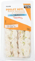Sandwich Pain Suédois - Poulet rôti Moutarde à l'ancienne - NETTO - 135g