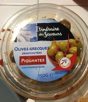 Olives grecques dénoyautées piquantes