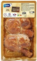 2 CUISSES DE POULET ROTIES 400g PV 400 GRM